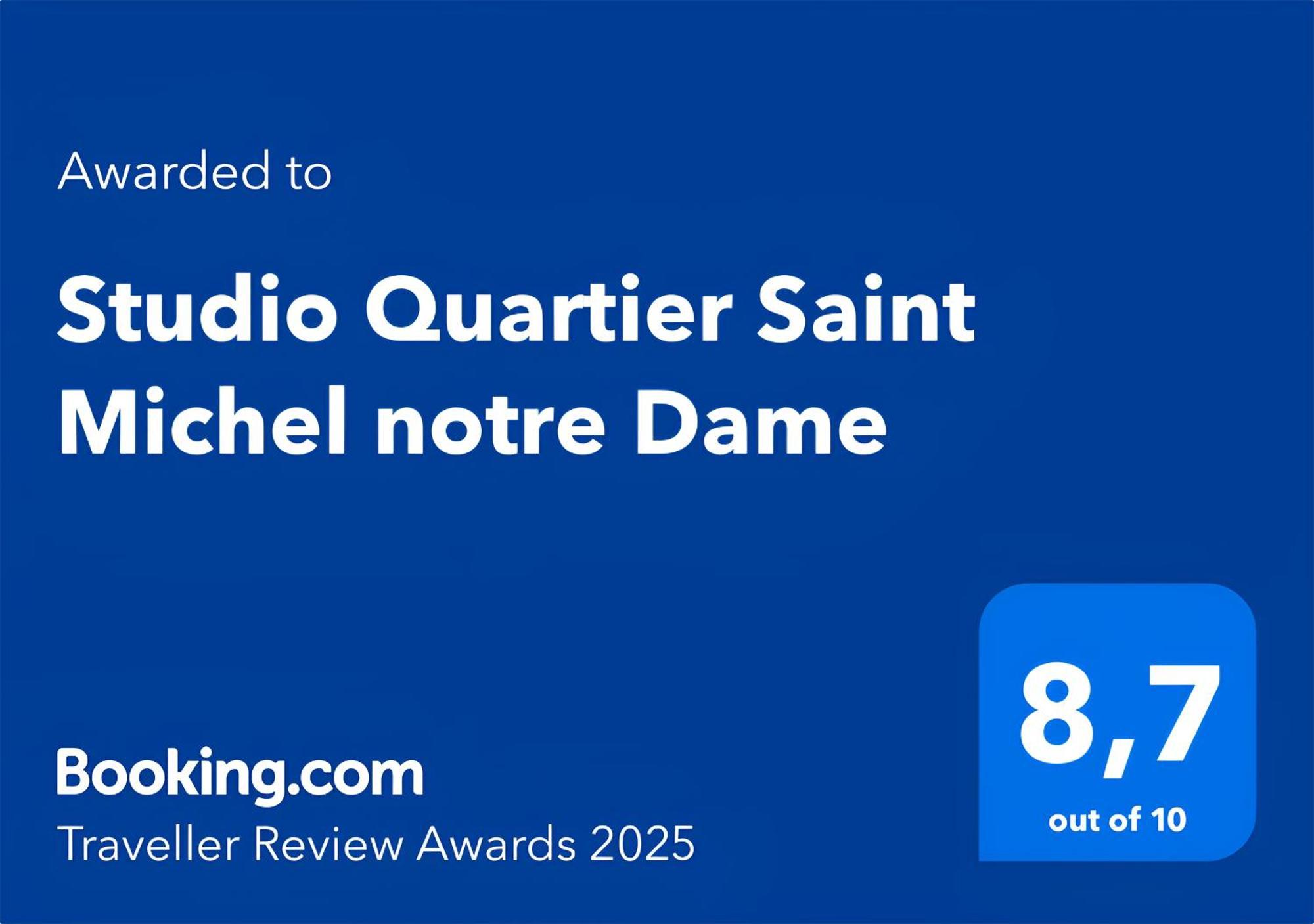 Studio Quartier Saint Michel Notre Dame Free Netflix Париж Экстерьер фото