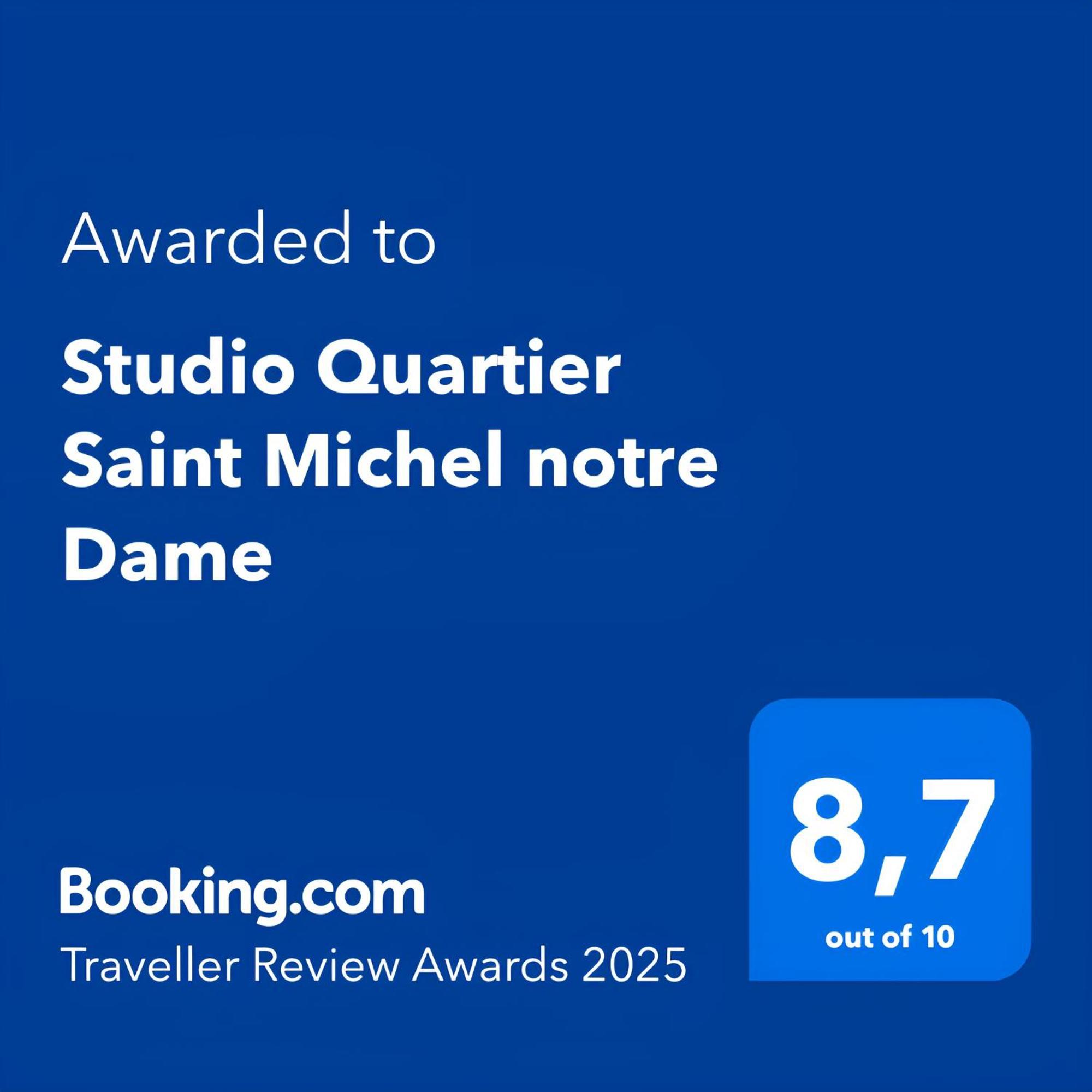 Studio Quartier Saint Michel Notre Dame Free Netflix Париж Экстерьер фото